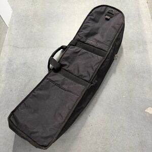 Black Padded Gig Bag Carry Case for Instrument or Equipment Storage‎
